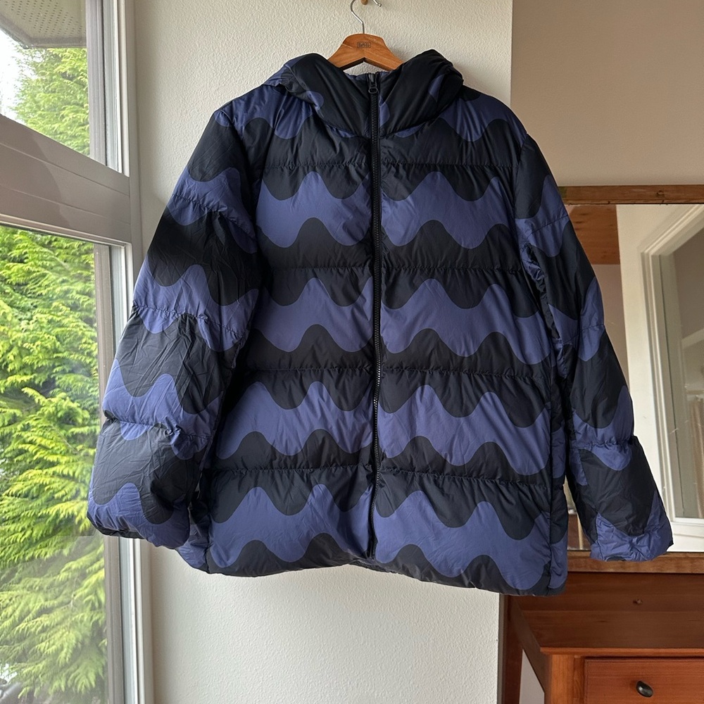 Uniqlo x Marimekko Ultralight Down Cocoon Parka NWOT - Picture 6 of 12